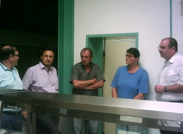 FWV-Neulussheim bei der Schulbesichtigung